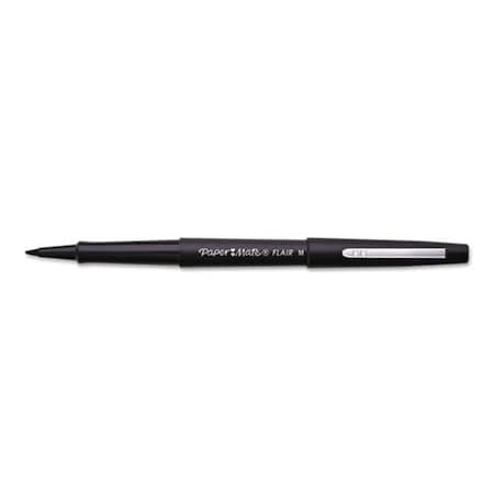 Paper Mate Papermate 1921070 Flair Felt Tip Marker Pen - Black Ink; Medium 1921070
